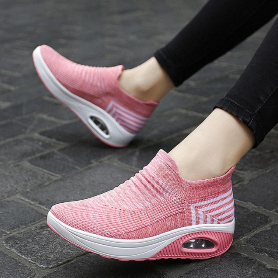 Damas Peso Ligero Zapatos Corrientes Respirables - MXbueno