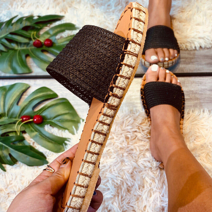 Sandalias Antideslizantes Ligeras Tejidas Bohemias 2021