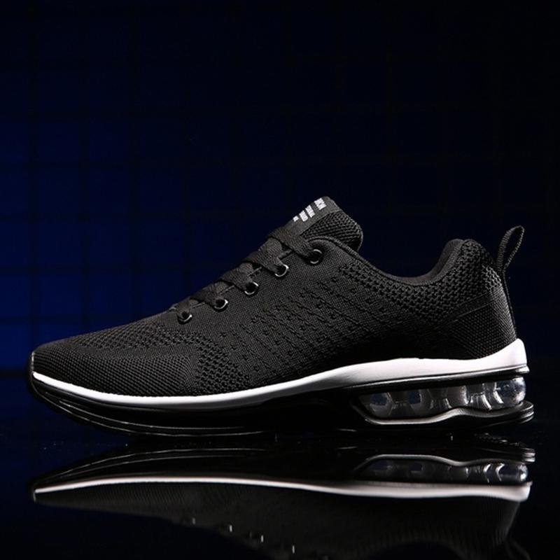 Deportes De Colchón De Aire Para Correr Cómodos Zapatos Tejidos Voladores De Malla Transpirable