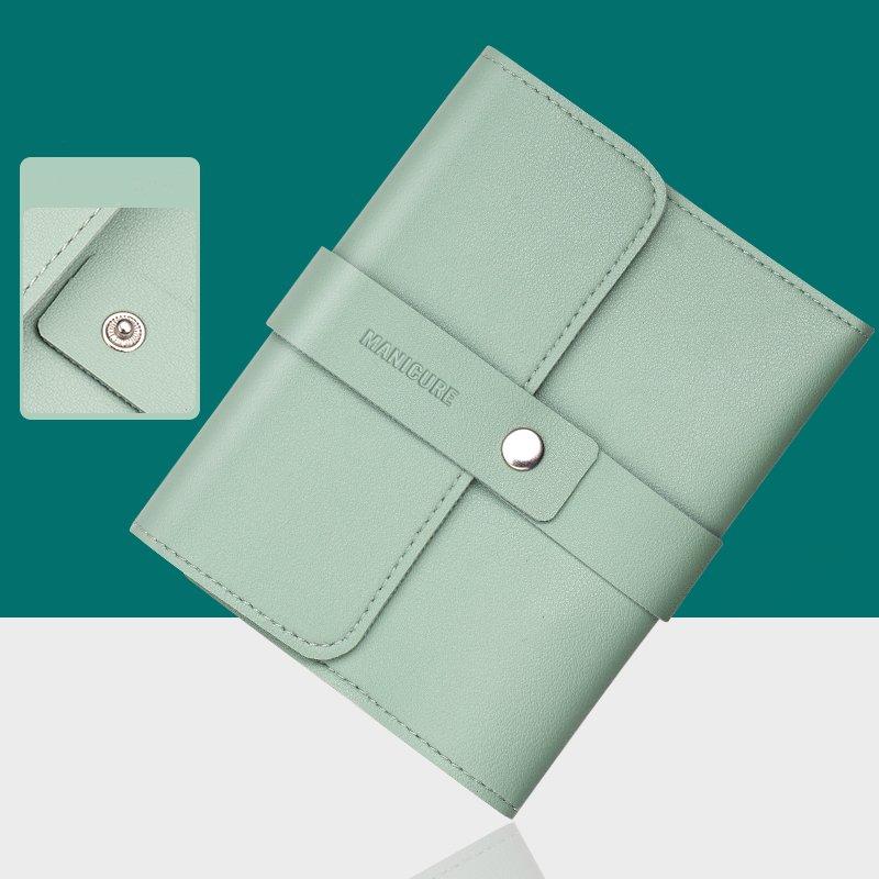 12-16 Piezas / Juego De Cortaúñas Con Bolsa Plegable Kit De Cortaúñas Tijeras Maquillaje Herramientas De Belleza