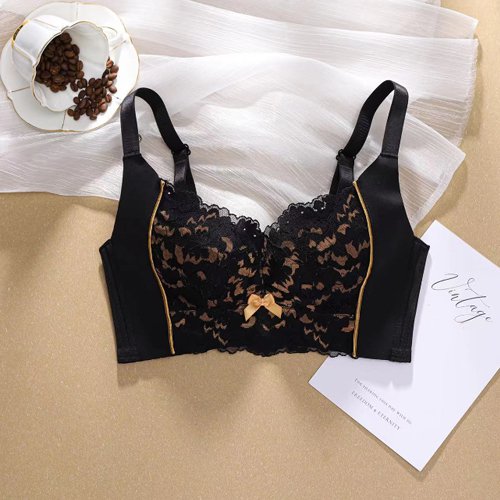 [W-Ropa Interior] Sujetador De Encaje Sexy Con Cambio De Temperatura