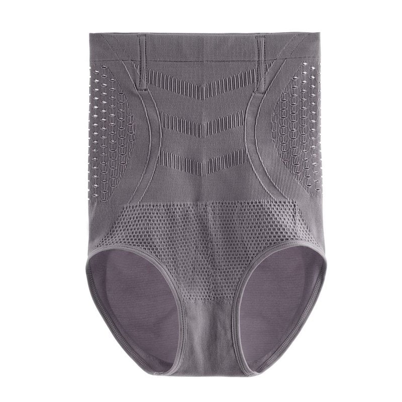 [W-Ropa Interior] Pantalones De Cintura Alta Con Ventilación Hueca Ultrafina