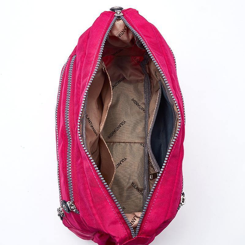 Bolso de nylon impermeable diagonal al hombro para mujer - MXbueno