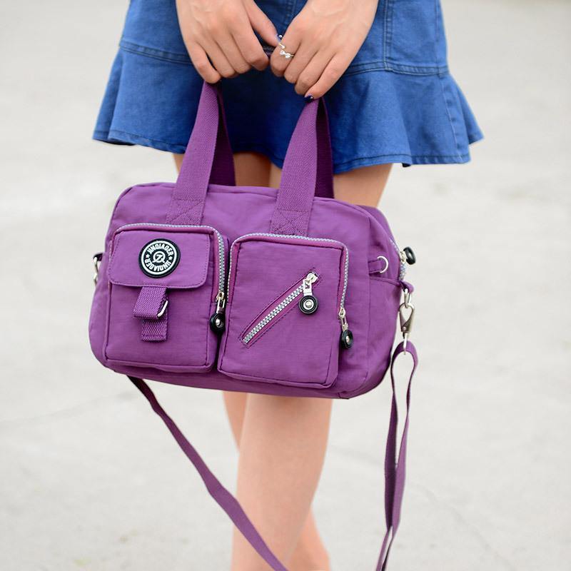 Cartera multibolsillos de nailon de gran capacidad - MXbueno