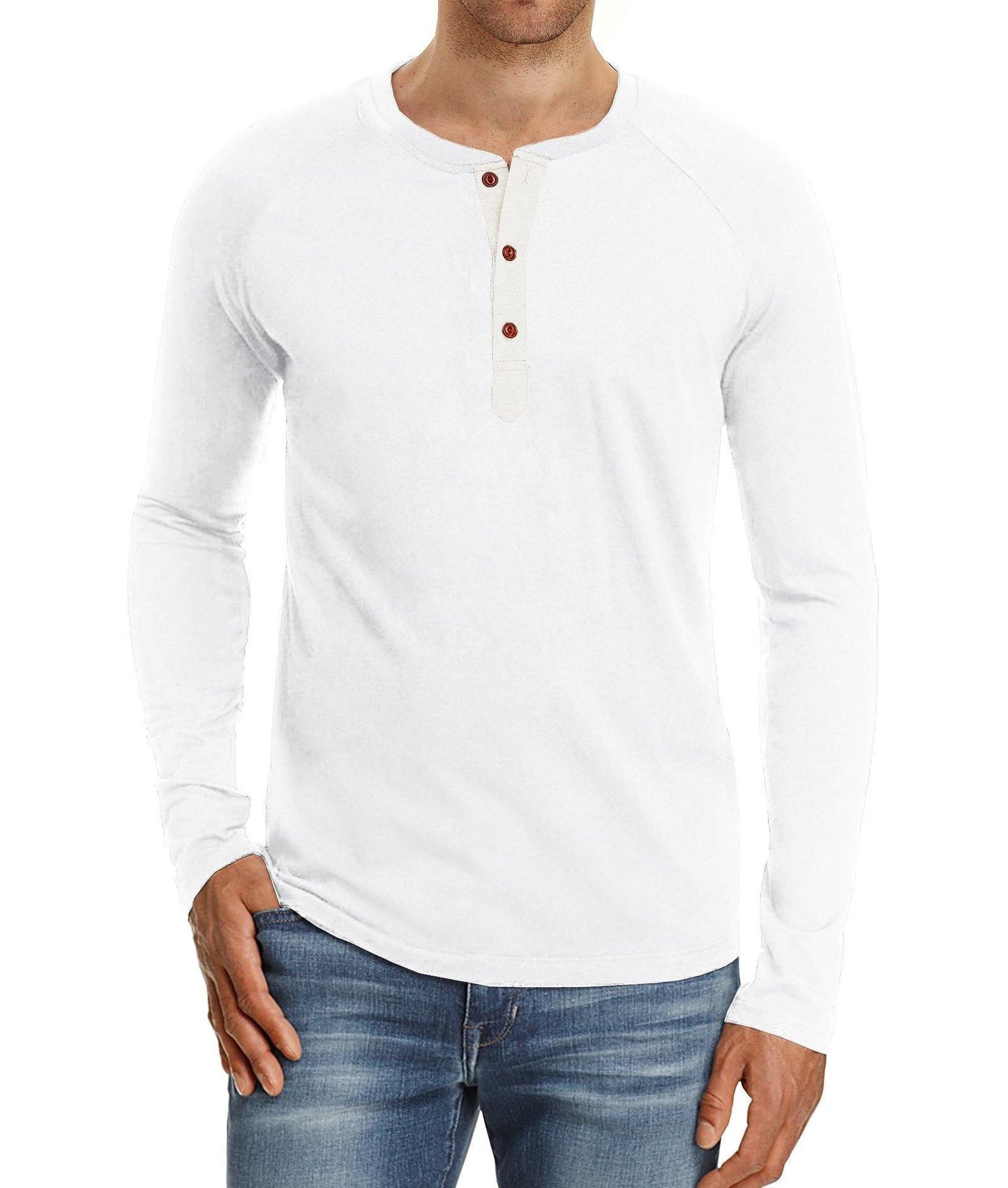 Camisa casual de manga larga para hombre - MXbueno