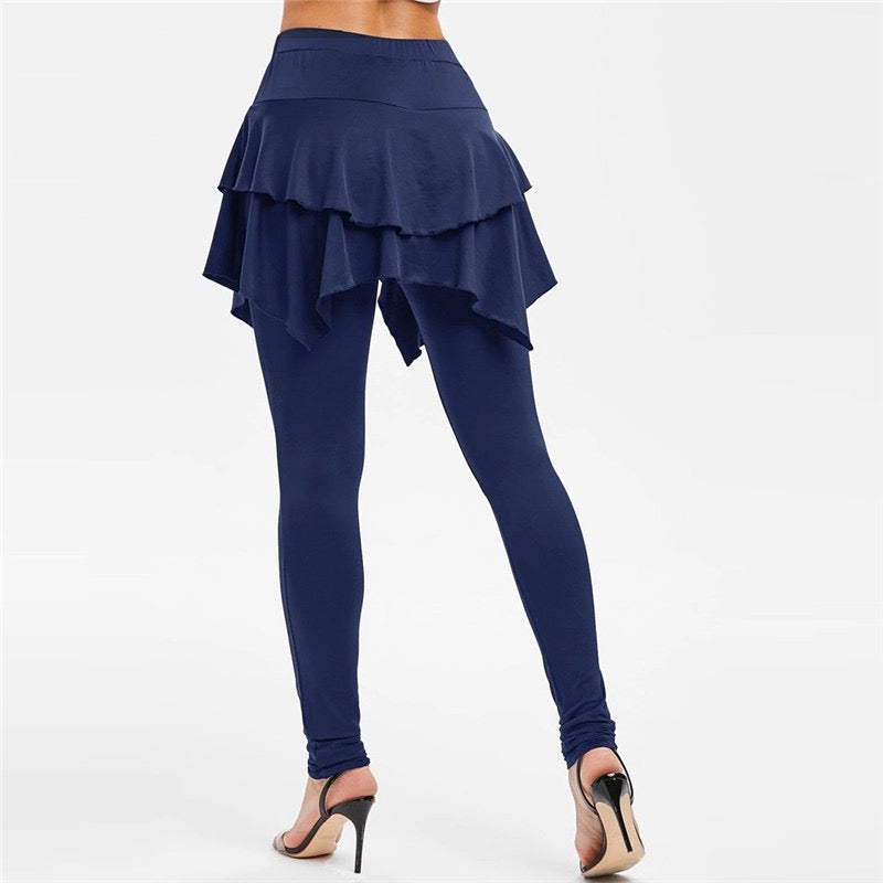 [W-Ropa] Legging con volantes en niveles