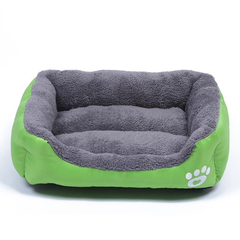 Cama Para Mascotas Con Pata Inferior Impermeable De Forro Polar Suave