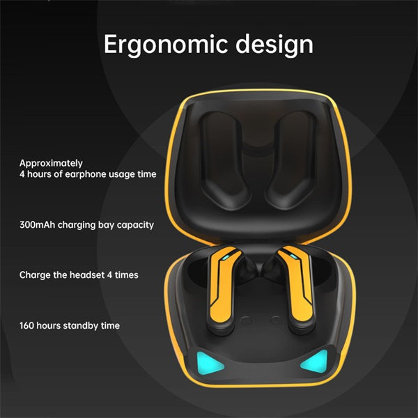 BEE Auriculares Inalámbricos Con Cancelación De Ruido De Sonido Estéreo HI-FI De Latencia Ultrabaja A Prueba De Agua