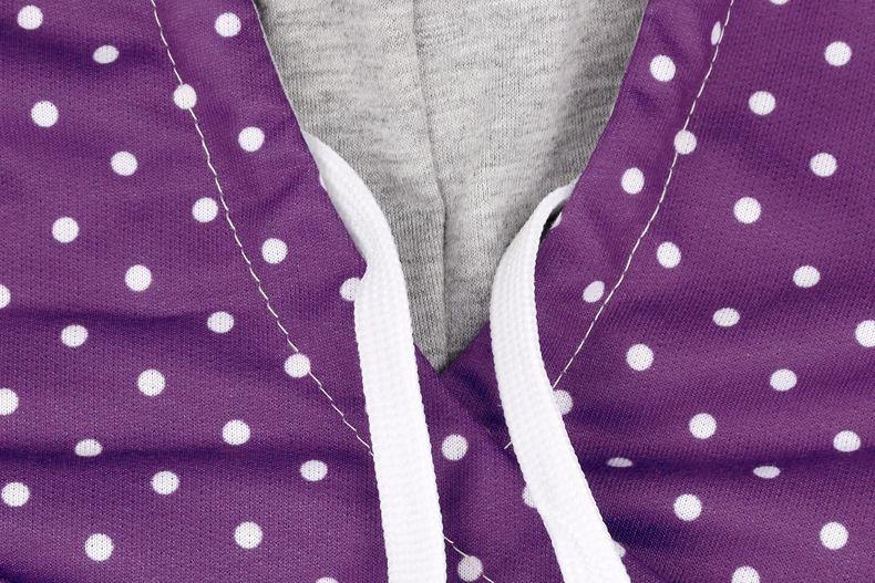 Bolsillo De Impresión Navidad Camiseta De La Cremallera Con Capucha Dedo - MXbueno