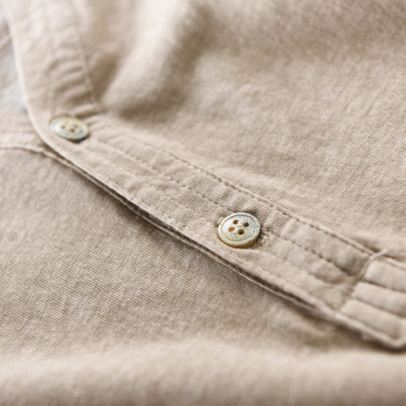 Henley Collar Camiseta para hombre