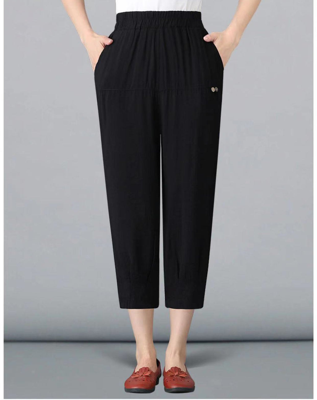 [W-Ropa] Pantalones Femeninos De Algodón