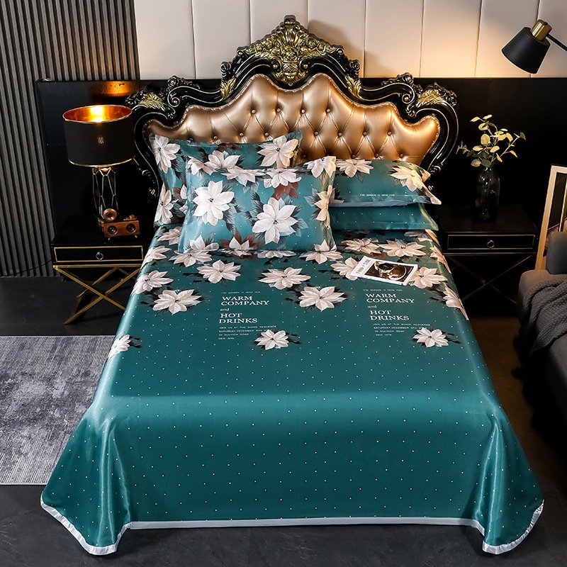 Estera De Seda De Hielo Plegable, Lavable A Máquina, Doble Estera De Aire Acondicionado, Juego De Tres Piezas