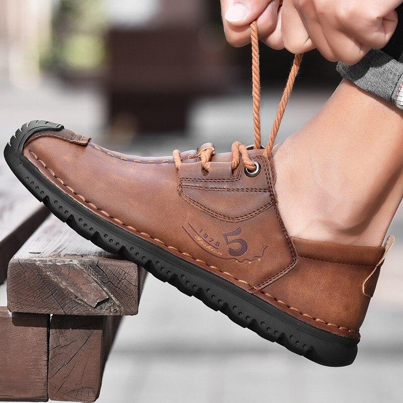 Zapatos sin cordones casuales para hombres para caminar para juanetes