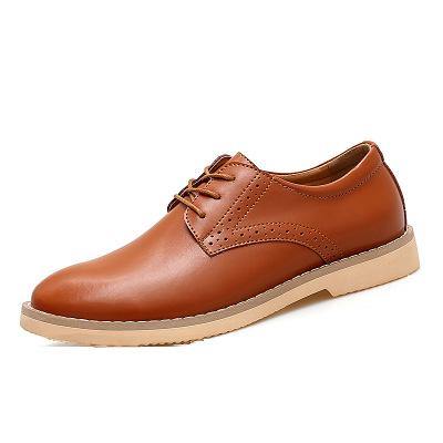 Zapatos Casuales De Cuero Para Hombre - MXbueno