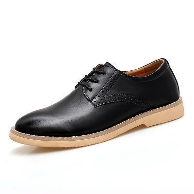 Zapatos Casuales De Cuero Para Hombre - MXbueno