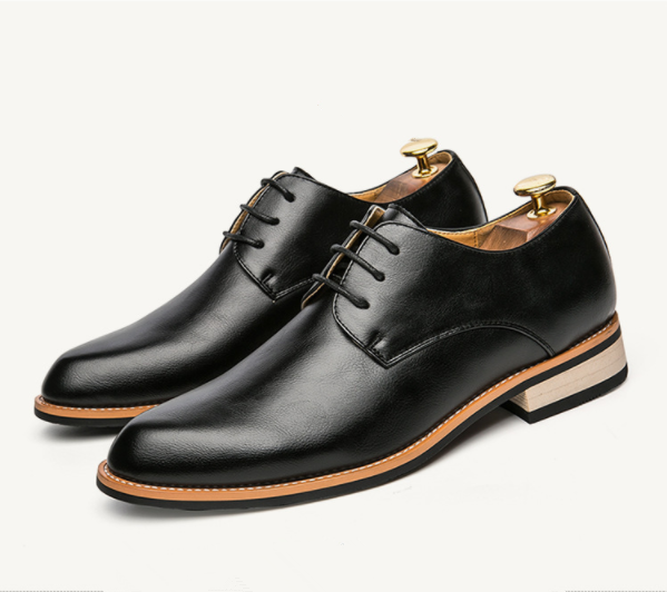 Zapatos De Cuero De Moda Casual Hechos A Mano - MXbueno