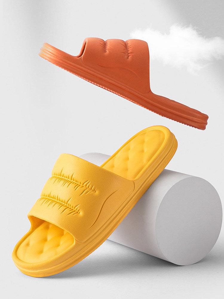 Zapatillas de baño impermeables para el hogar suave antideslizante de interior para mujer