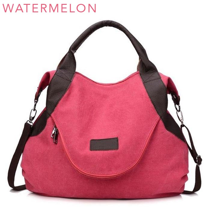 [W-Bolso] Bolsa De Mensajero De Lona Bolso Informal