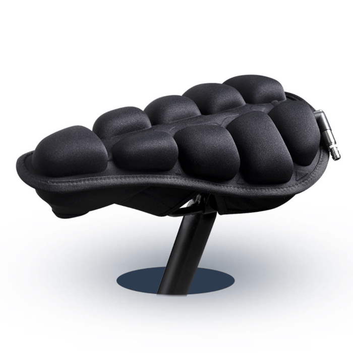 Revolucionario cojín de bicicleta de airbag 3D, increíblemente versátil.