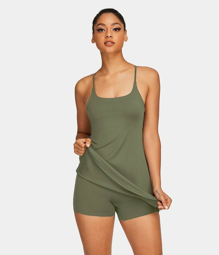 [W-Ropa] Vestido De Actividad 2 En 1 Para Todos Los Días.