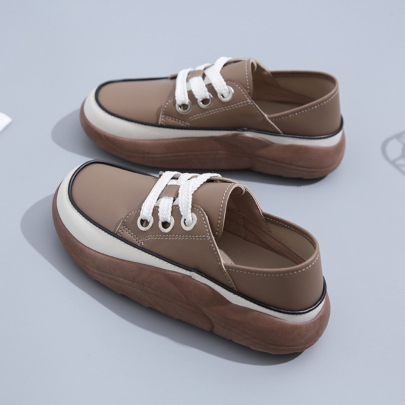 [W-Zapato] Zapatos Casuales De Suela Gruesa Que Combinan Con Todo Para Mujer