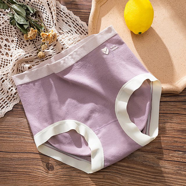 [W-Ropa Interior] Calzoncillos Abdominales Antibacterianos Transpirables De Grafeno De Cintura Alta Para Niñas