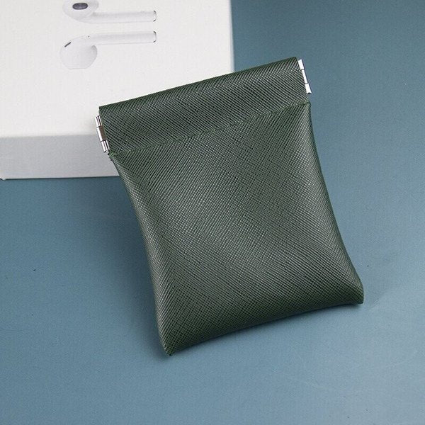 Organizador De Cuero Con Botones A Presión