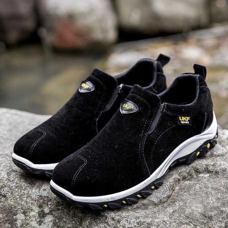 [M-Zapato] Zapatillas deportivas al aire libre impermeables para hombre Athletic Casual Slip-On