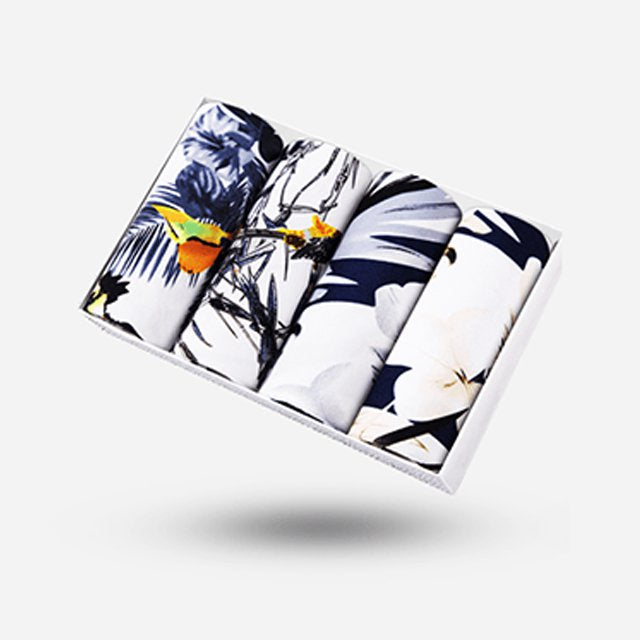 [M-Ropa] Calzoncillos Estampados De Moda Para Hombre Milk Silk