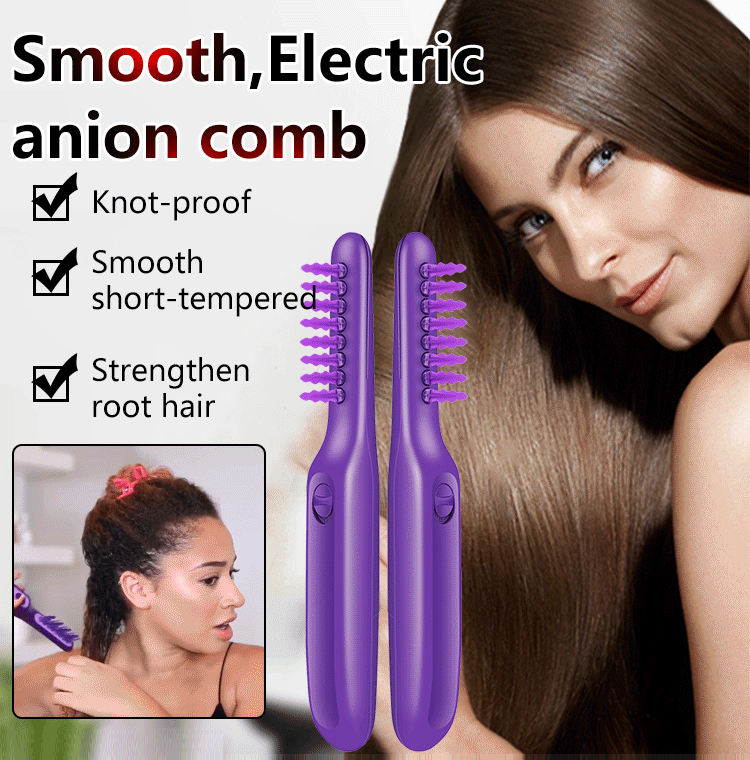 【Peine Para El Cabello Anti-nudos, Cabello Irregular Grande, Fácil De Destapar, Sin Sensación De Tracción, Protege El Cuero Cabelludo De La Caída Del Cabello.