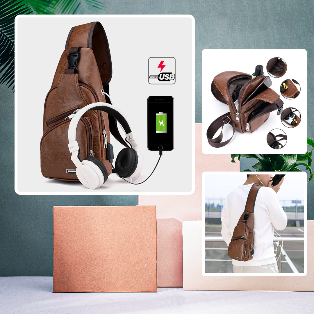 Bolsos cruzados en el pecho