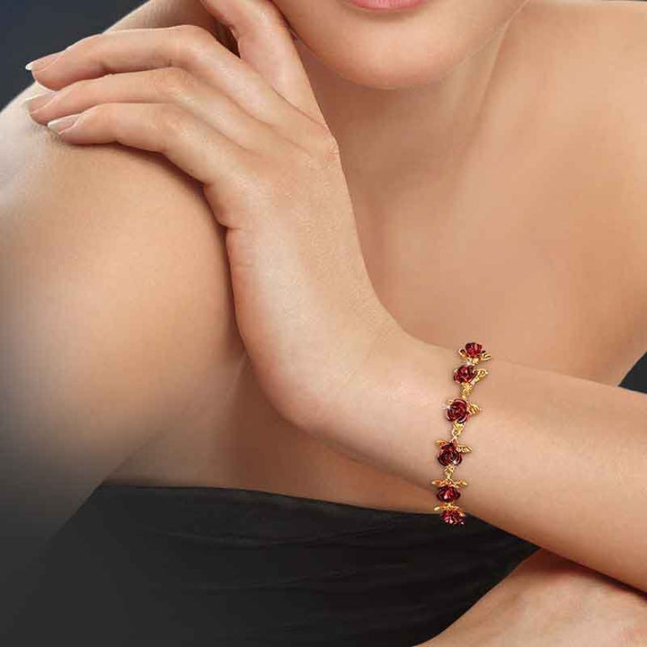 Pulsera Rosa Sencilla