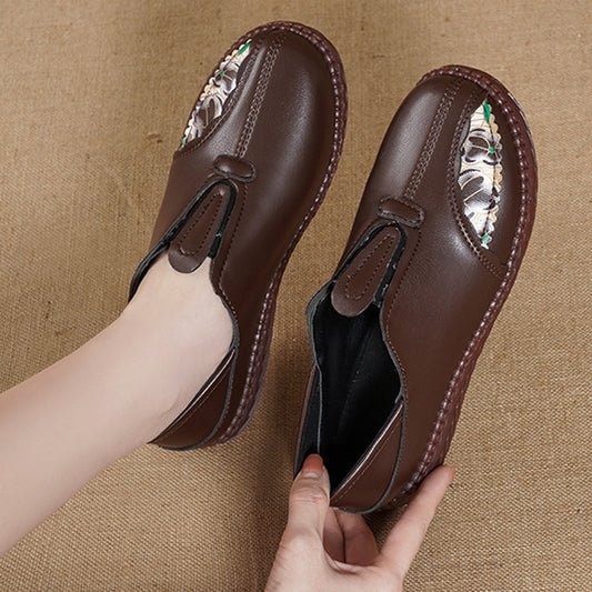 [W-Zapato] Zapatos Casuales De Suela Suave Retro Para Mujeres