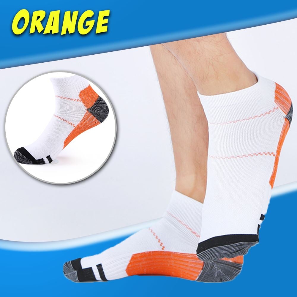 [2 Piezas]Calcetines De Compresión Hasta El Tobillo