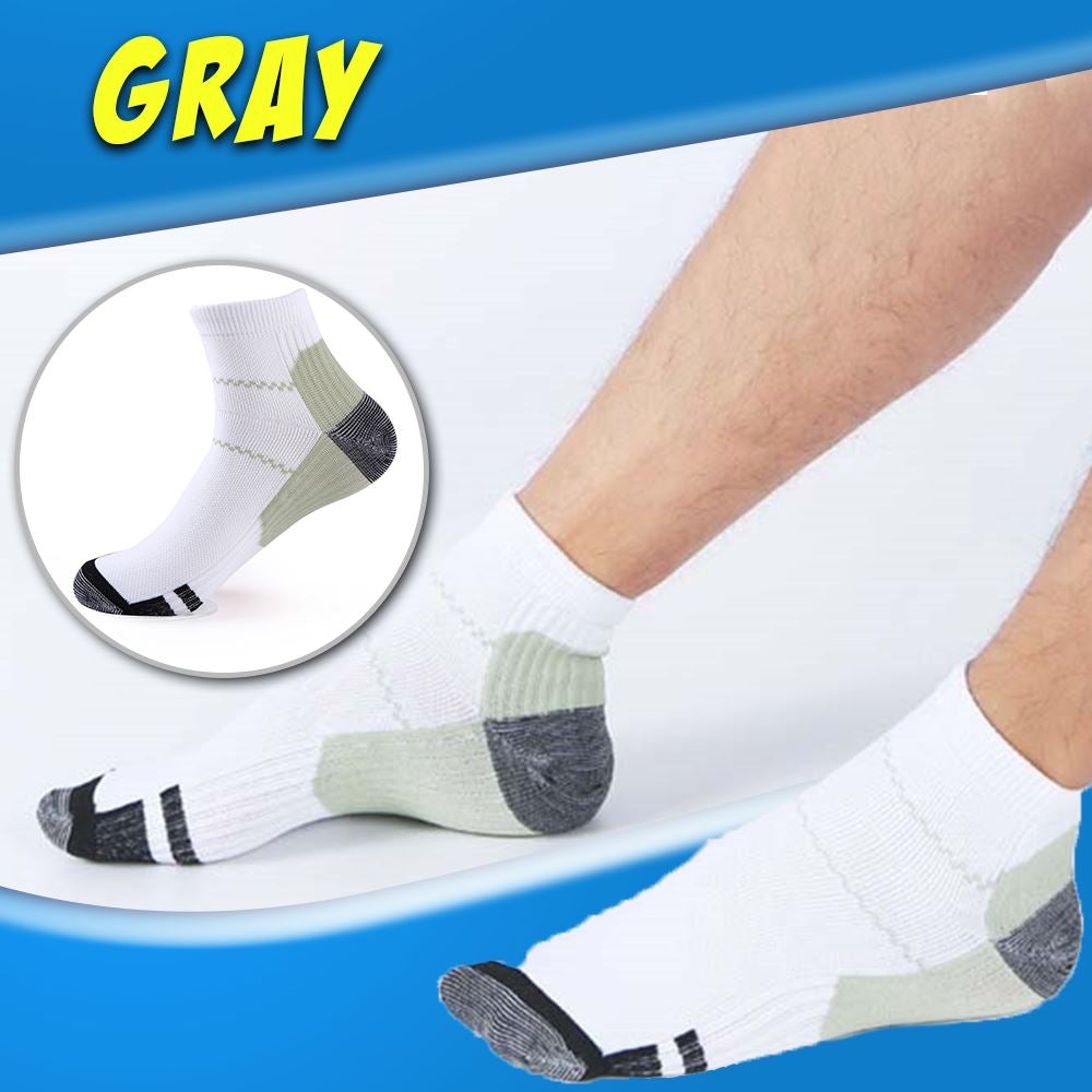 [2 Piezas]Calcetines De Compresión Hasta El Tobillo