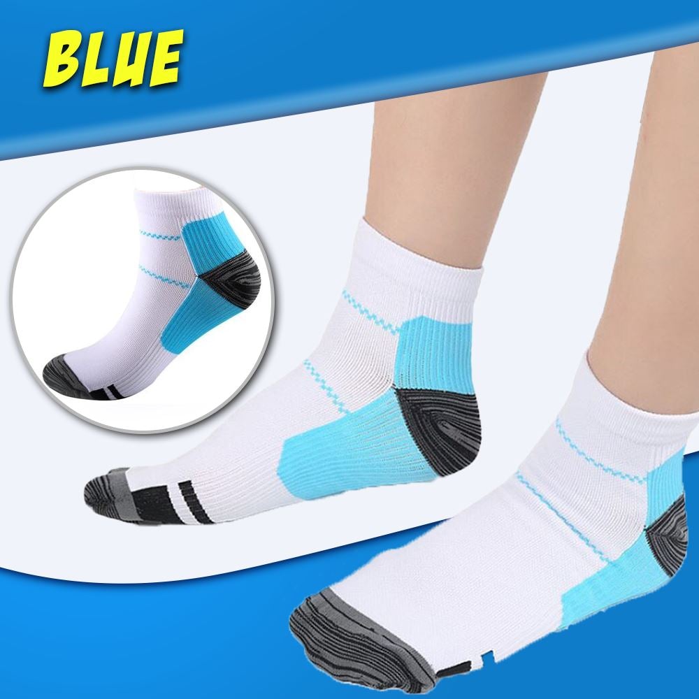 [2 Piezas]Calcetines De Compresión Hasta El Tobillo