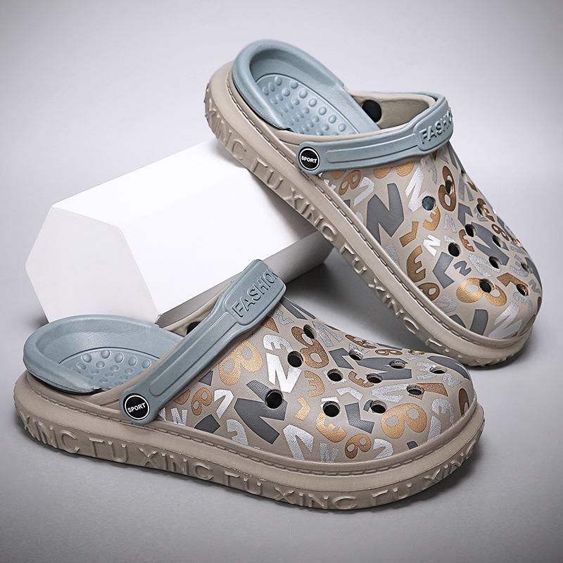 Summer new printed sandals casual beach shoes