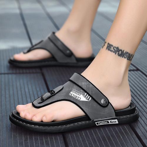 [M-Zapato] Sandalias De Hombre Para Conducir Nueva Moda Verano Antideslizante Suave