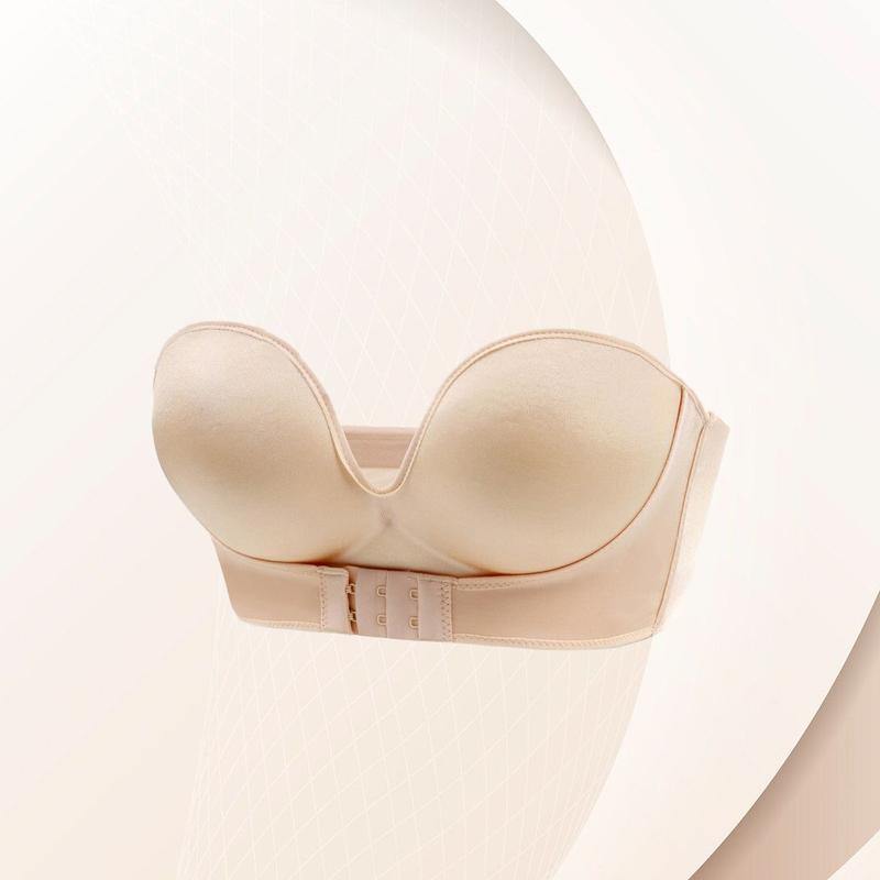 Bra - Front Buckle Strapless Adjustable Bra - MXbueno
