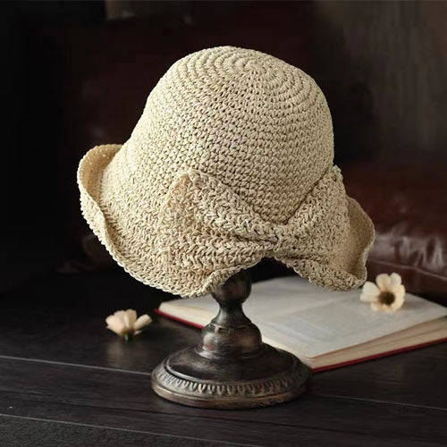 Sombrero De Verano Con Ala Y Lazo