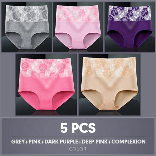 [W-Ropa Interior] Bragas De Cintura Sexy Para Mujer De Moda