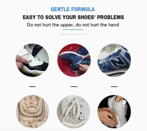 Limpiador de zapatillas de toallitas rápidas