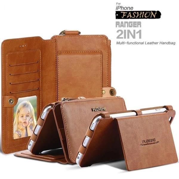 Funda de cartera de soporte retro clásico para movil - MXbueno