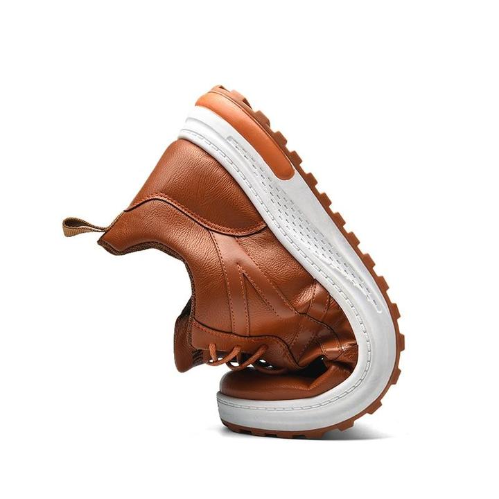 [M-Zapato] Zapatilla De Piel Para Hombre