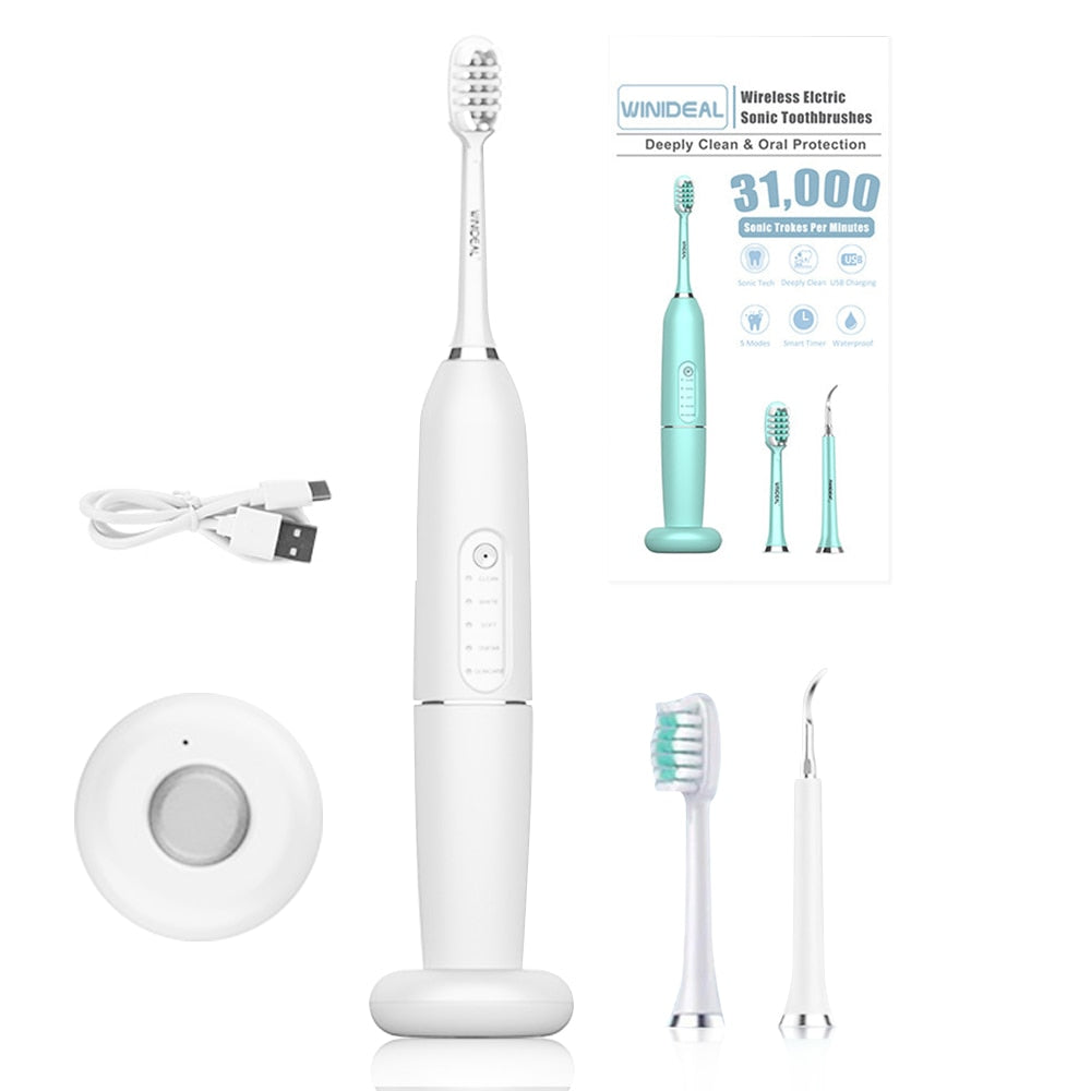 Cepillo De Dientes Eléctrico, Removedor De Cálculo Táctil Automático Ultrasónico, Depurador De Dientes