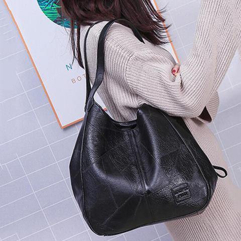 Bolso de cuero vintage para mujer - MXbueno