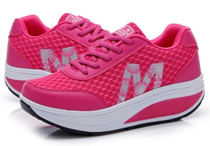 Zapatillas Deportivas De Mujer 2022 Con Aumento De Altura De Red Transpirable, Zapatillas Deportivas Suaves Para Mujer, Zapatillas Deportivas Para Correr