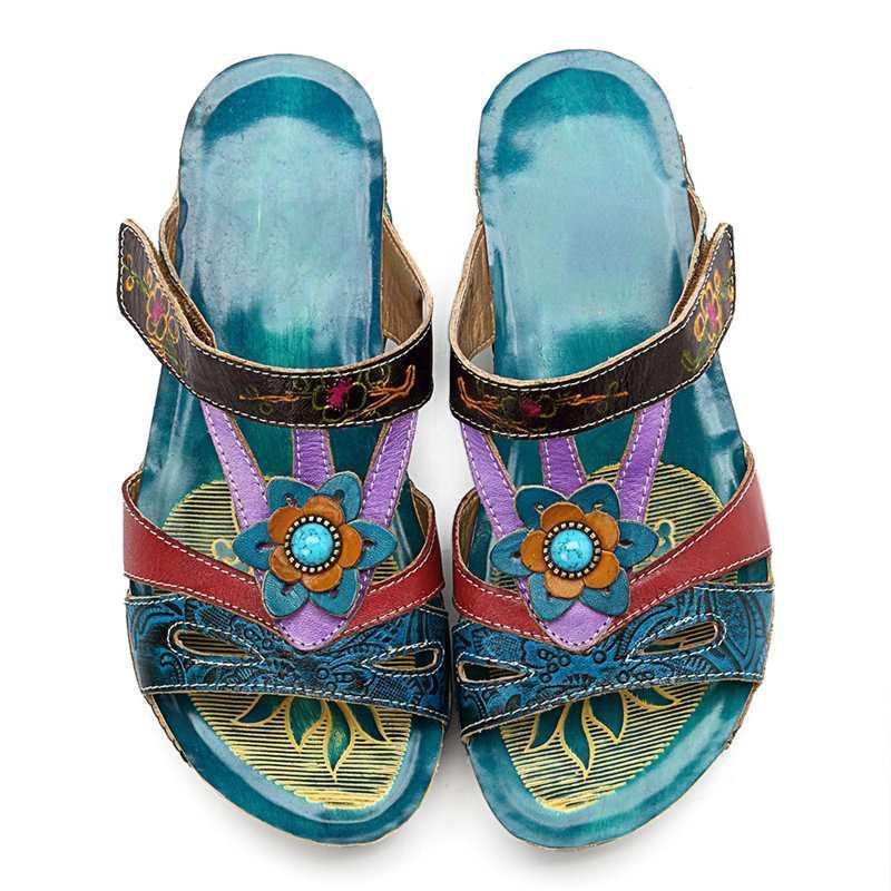 Zapatillas para mujer de estilo Bohemias Vintage