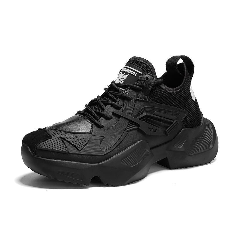 Zapatillas Deportivas Samurái Negras. Suela De Goma, Cómoda Para Caminar.