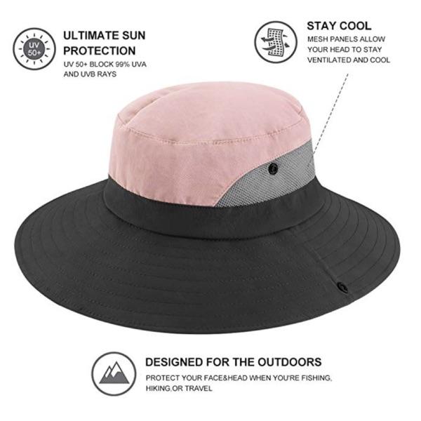 Sombrero solar plegable de protección UV